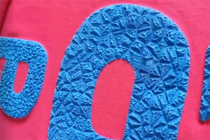 Hilly puff printing