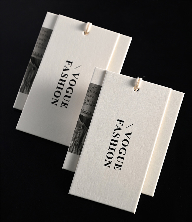 clothing hang tag
