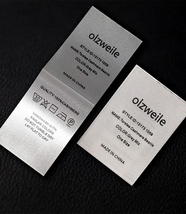 custom care label